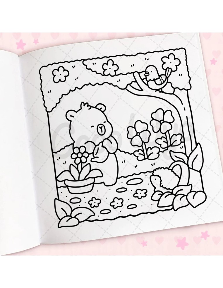 Coco Wyo Cozy Cuties Colouring Book