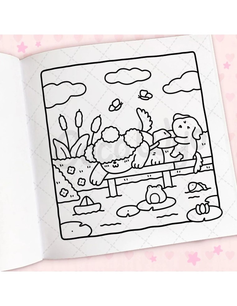 Coco Wyo Cozy Cuties Colouring Book