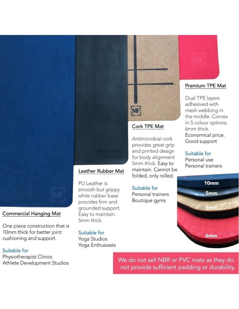 Yoga Mat - TPE (Single Layer / Home Use)