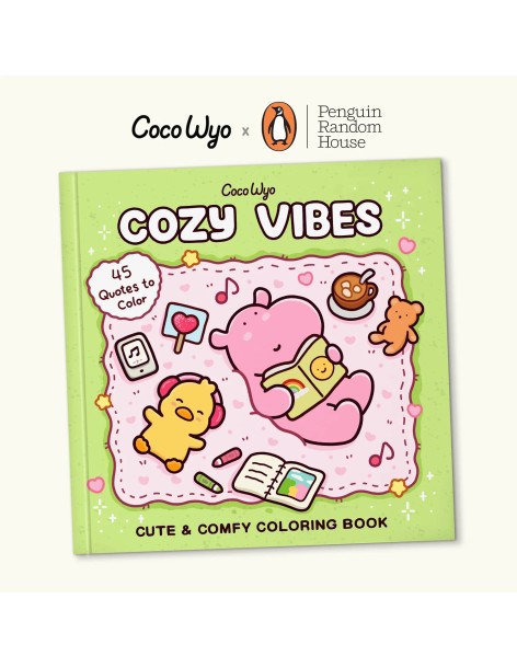 Coco Wyo Cozy Vibes colouring book