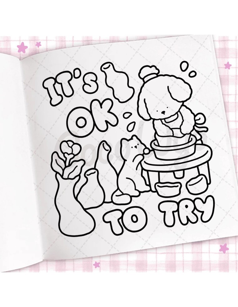 Coco Wyo Cozy Vibes Colouring Book