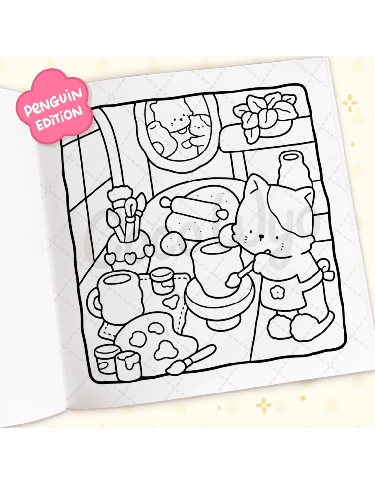 Coco Wyo Comfy Corner Colouring Book - PREORDER