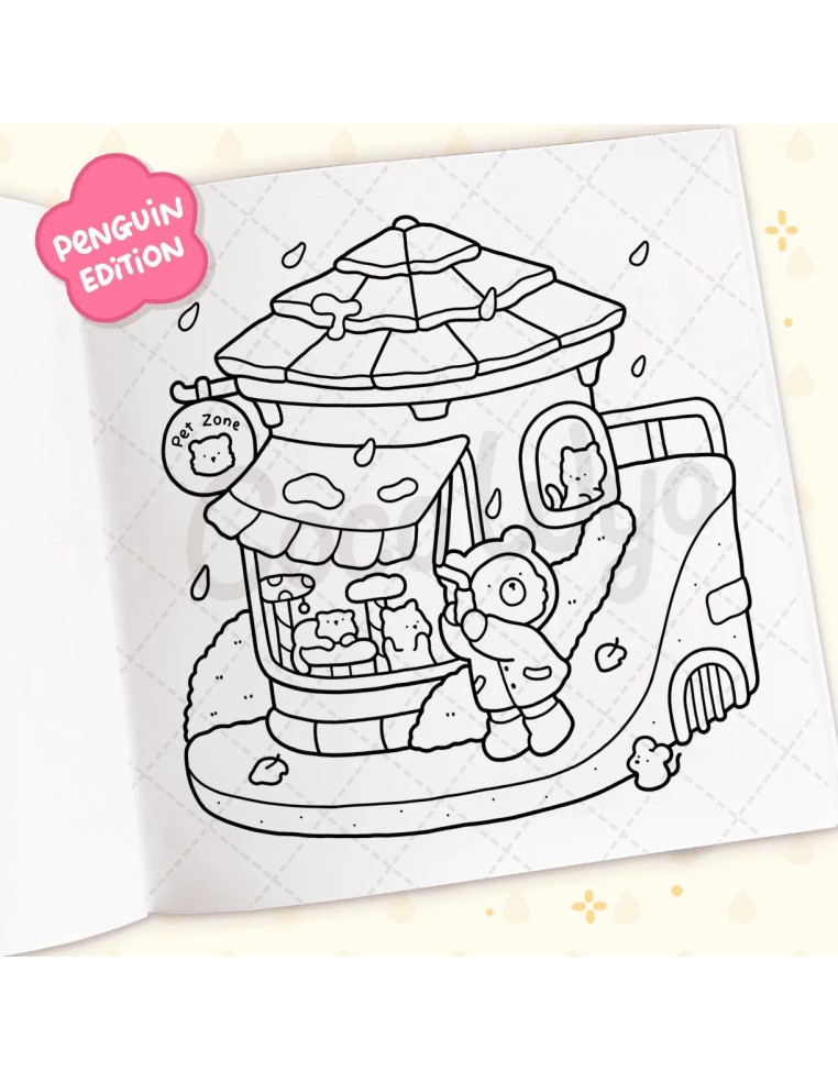 Coco Wyo Comfy Corner Colouring Book - PREORDER