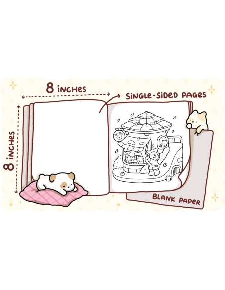 Coco Wyo Comfy Corner Colouring Book - PREORDER