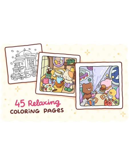 Coco Wyo Comfy Corner Colouring Book - PREORDER