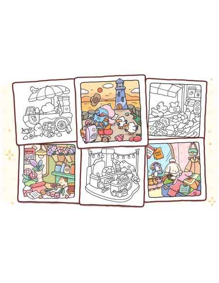 Coco Wyo Comfy Corner Colouring Book - PREORDER