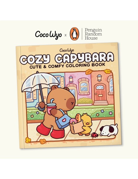 Coco Wyo Cozy Capybara Colouring Book - PREORDER