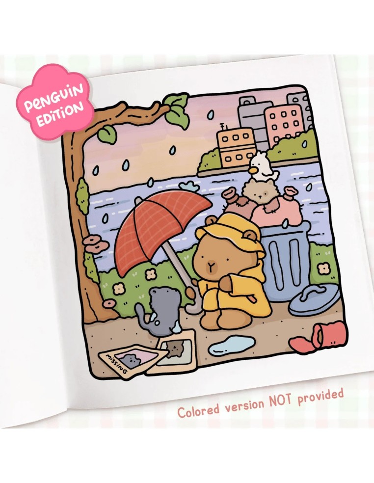 Coco Wyo Cozy Capybara Colouring Book - PREORDER
