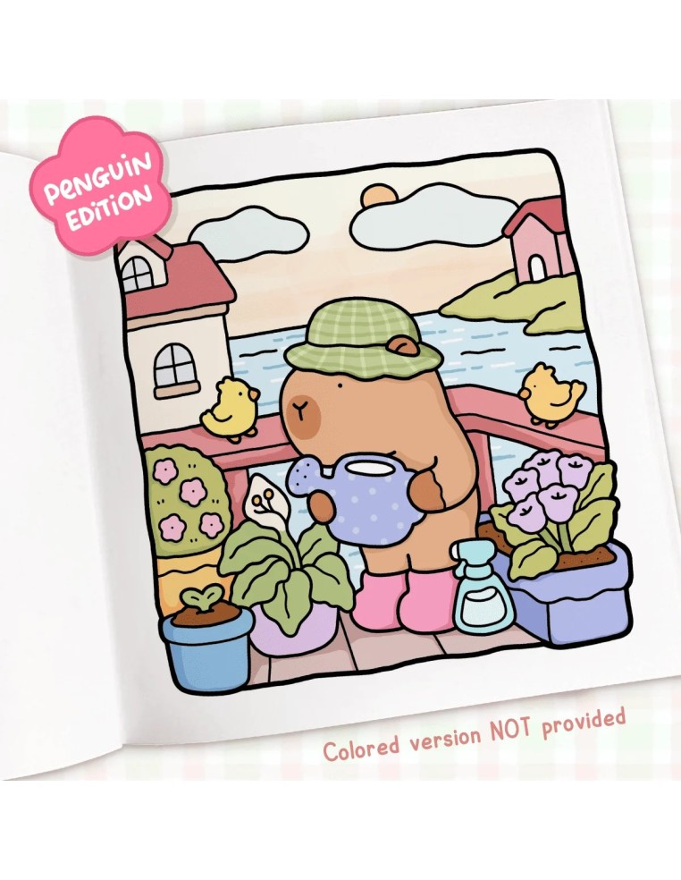 Coco Wyo Cozy Capybara Colouring Book - PREORDER