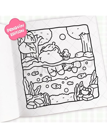 Coco Wyo Cozy Capybara Colouring Book - PREORDER