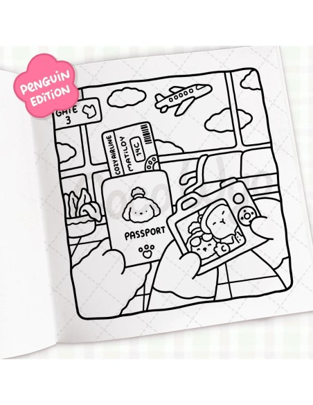 Coco Wyo Cozy Capybara Colouring Book - PREORDER
