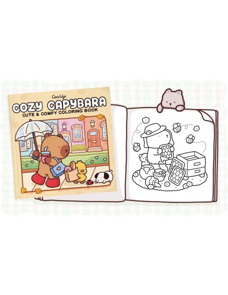 Coco Wyo Cozy Capybara Colouring Book - PREORDER