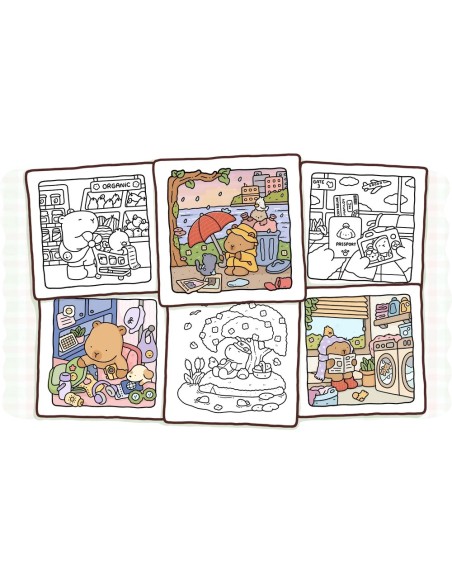 Coco Wyo Cozy Capybara Colouring Book - PREORDER