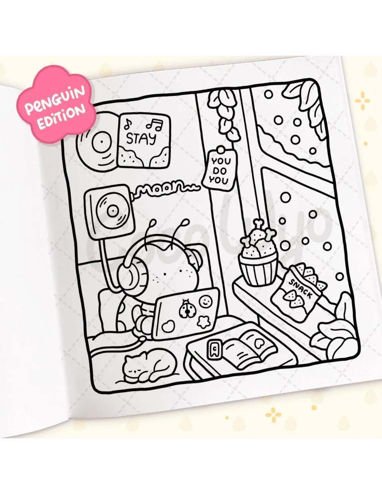 Coco Wyo Cozy Friends Colouring Book - PREORDER