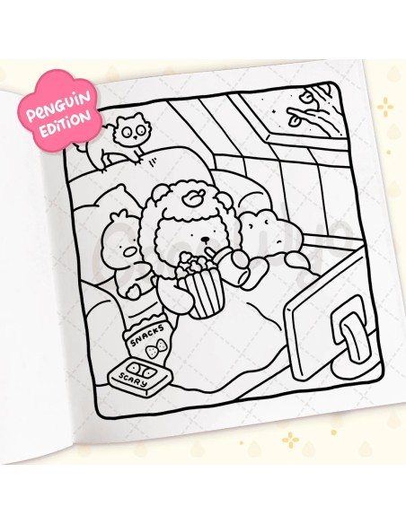 Coco Wyo Cozy Friends Colouring Book - PREORDER