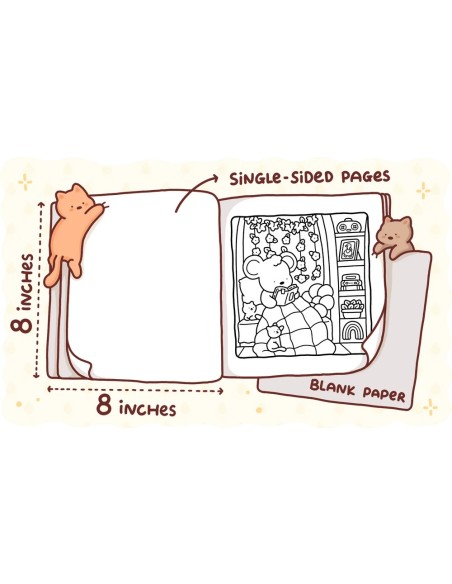 Coco Wyo Cozy Friends Colouring Book - PREORDER