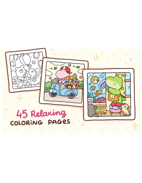 Coco Wyo Cozy Friends Colouring Book - PREORDER