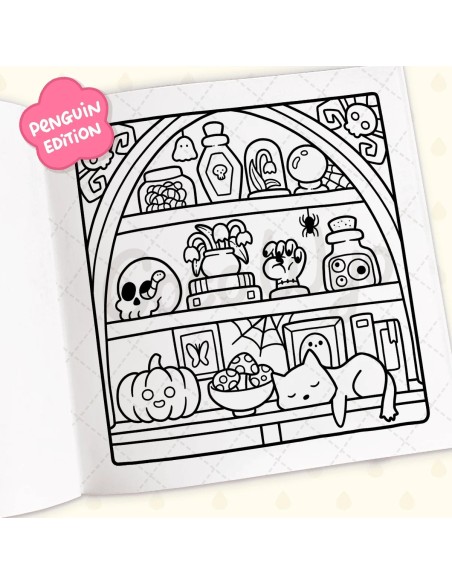 Coco Wyo Spooky Cutie Colouring Book - PREORDER