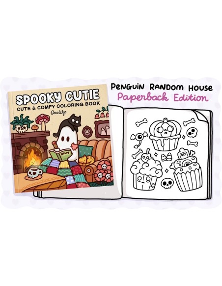 Coco Wyo Spooky Cutie Colouring Book - PREORDER