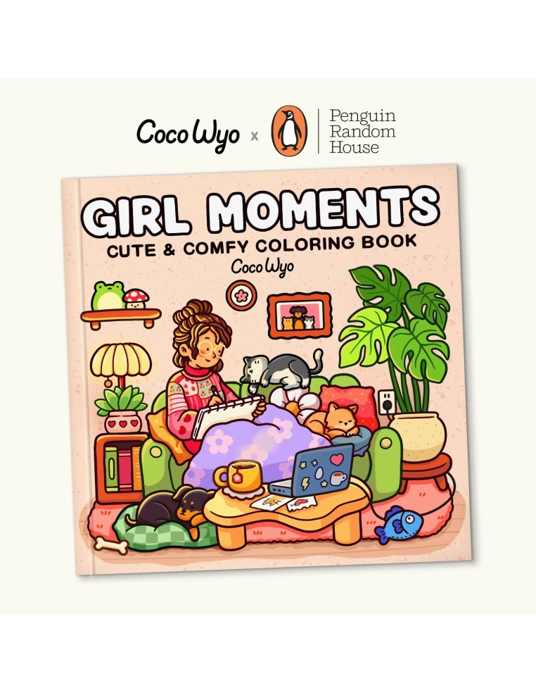 Coco Wyo Girl Moments Colouring Book - PREORDER