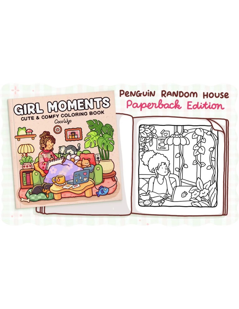 Coco Wyo Girl Moments Colouring Book - PREORDER