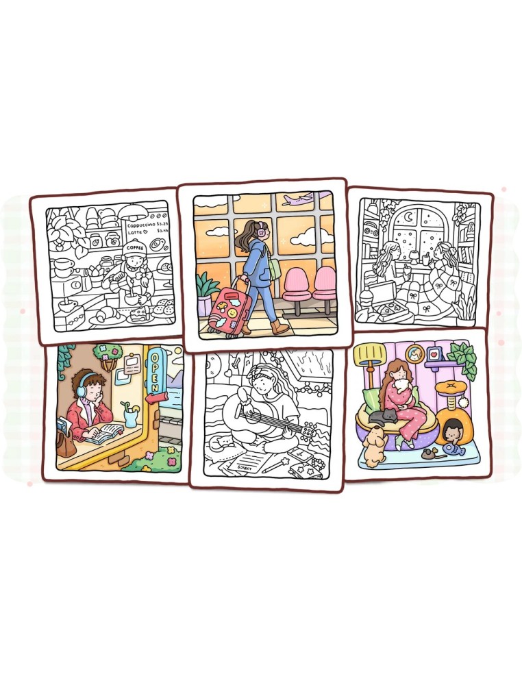 Coco Wyo Girl Moments Colouring Book - PREORDER