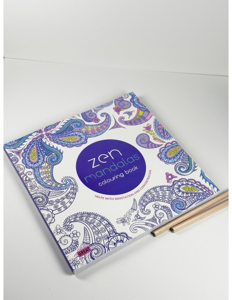 Zen Mandala Colouring Book