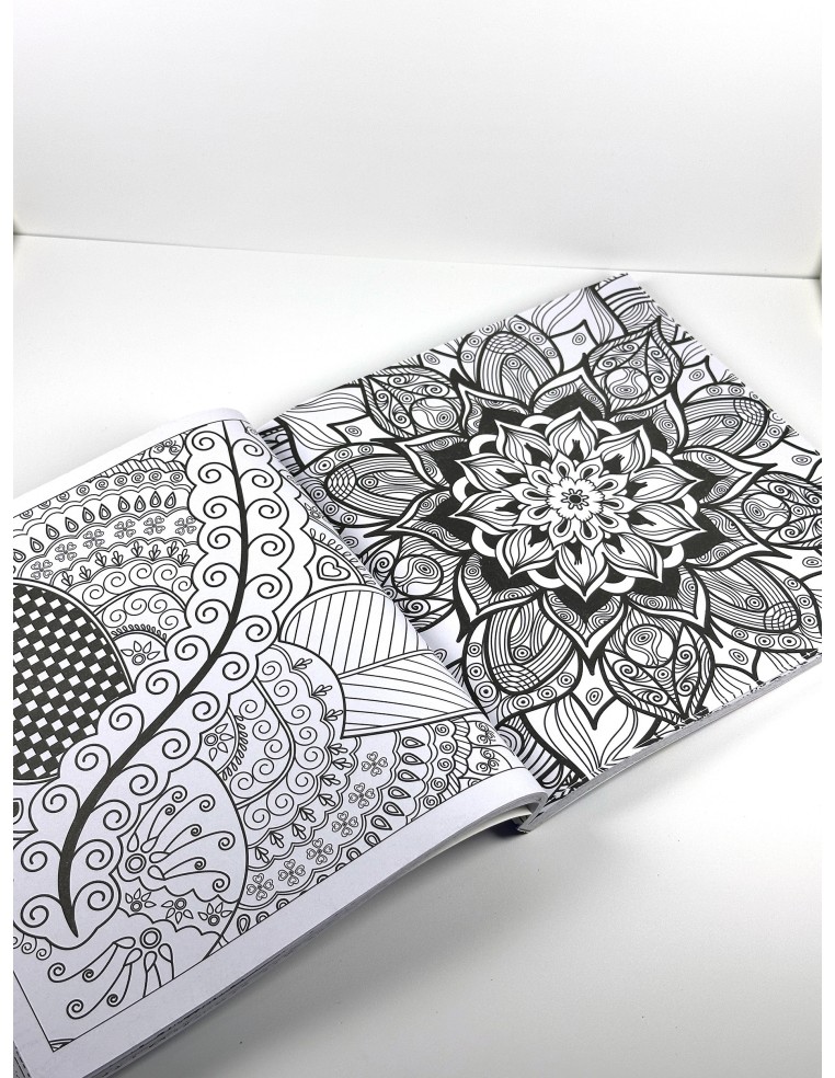 Zen Mandala Colouring Book