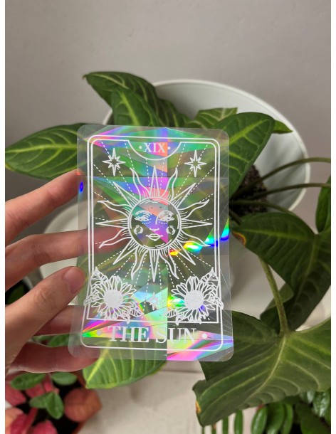 Rainbow Prism Suncatcher Sticker - The Sun