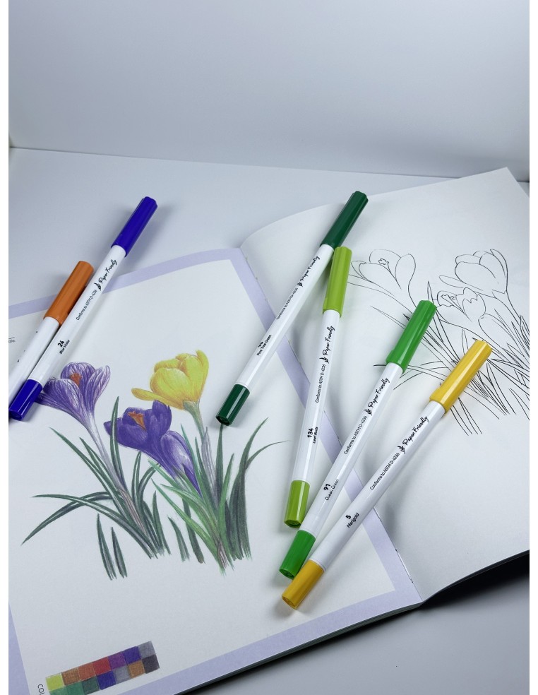 Botanical Flower Colouring Book
