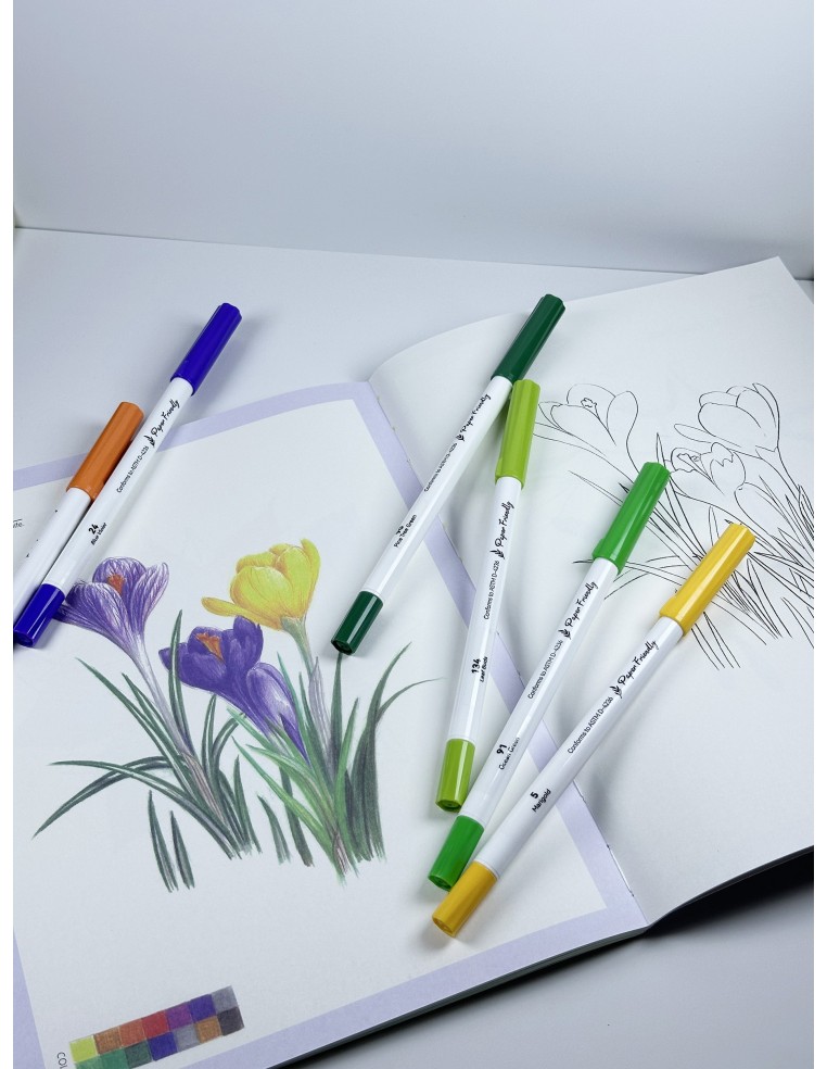 Botanical Flower Colouring Book