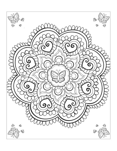 September Reed's Mandala Colouring: Uniqe images to inspire calm and creativity 2