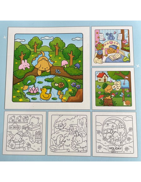 Cozy Cuties - Cute & Comfy Colouring Book