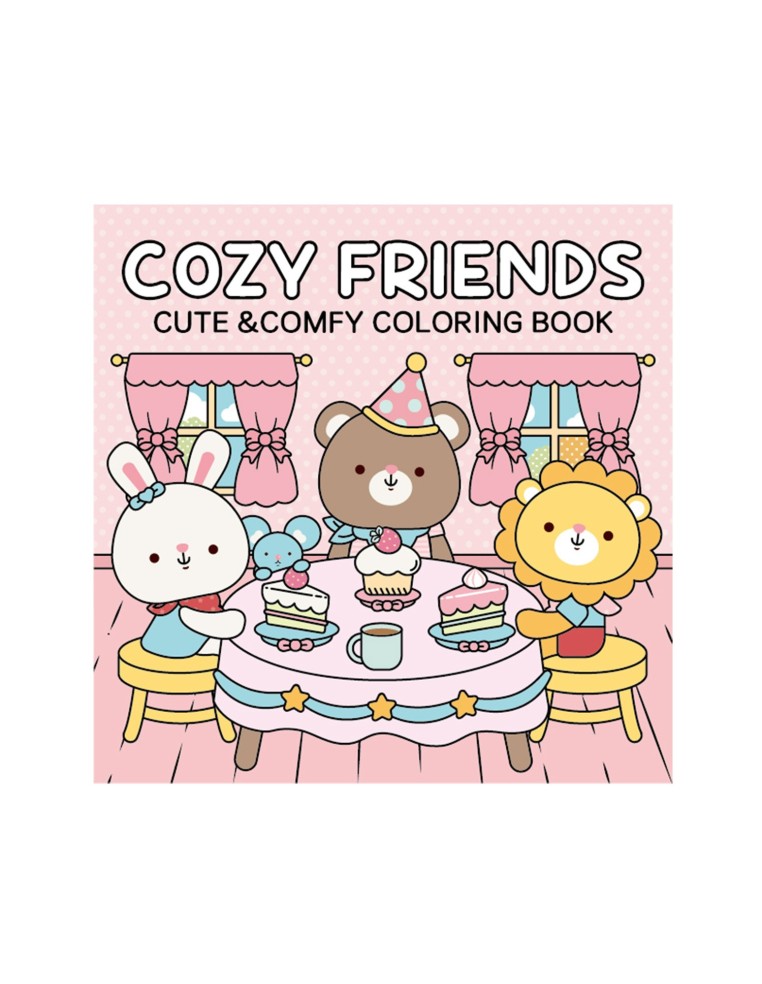 Cozy Friends - Cute & Comfy Colouring Book