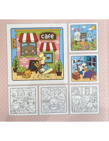 Cozy Friends - Cute & Comfy Colouring Book