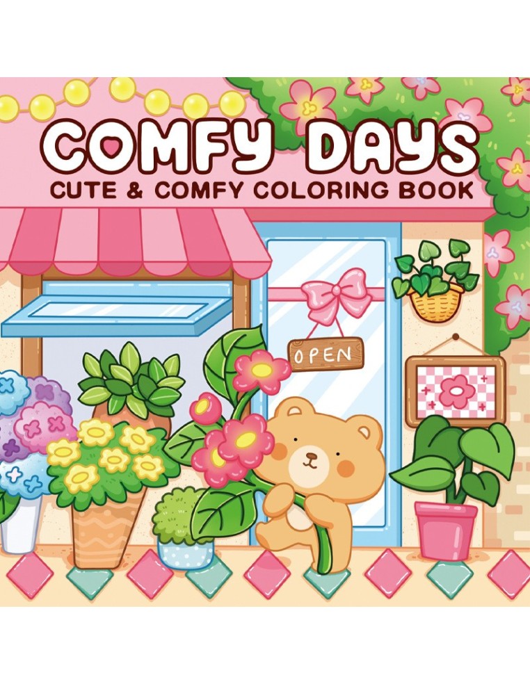Comfy Days - Cute & Comfy Colouring Book