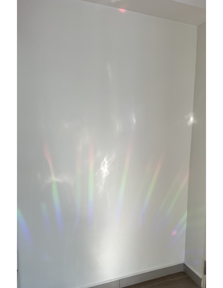 Rainbow Prism Suncatcher Sticker - Voyage at Dawn