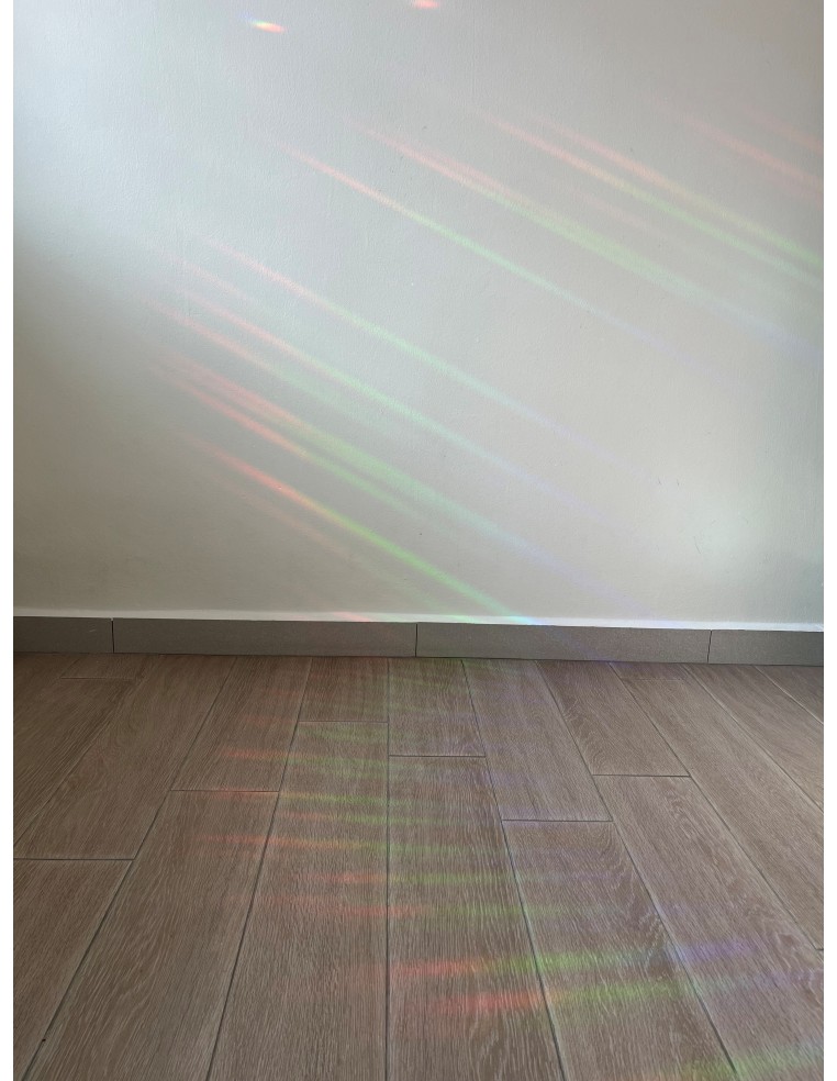 Rainbow Prism Suncatcher Sticker - Voyage at Dawn