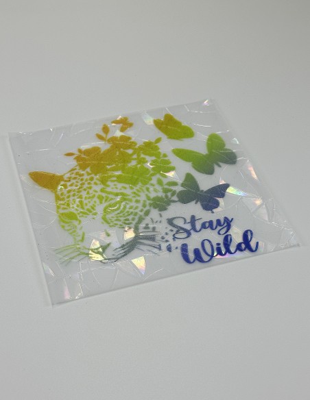 Soft Glow Suncatcher Sticker, Reusable - Stay Wild