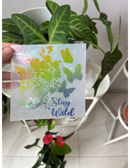 Soft Glow Suncatcher Sticker, Reusable - Stay Wild