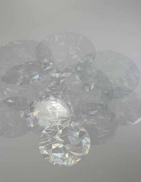 Soft Glow Suncatcher Sticker, Reusable - 16 piece Set: Circles