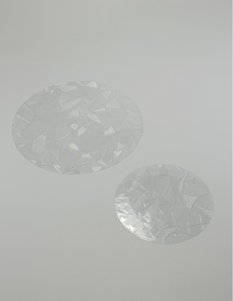 Soft Glow Suncatcher Sticker, Reusable - 16 piece Set: Circles
