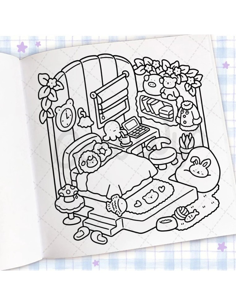 Coco Wyo Cozy Corner Colouring Book
