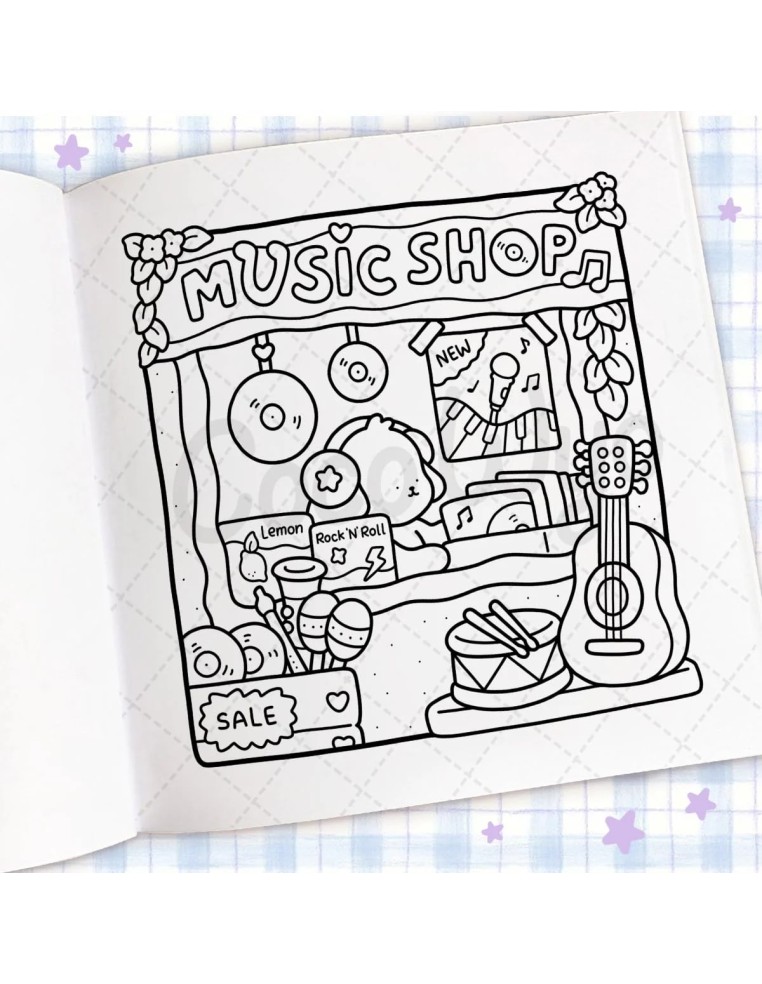 Coco Wyo Cozy Corner Colouring Book