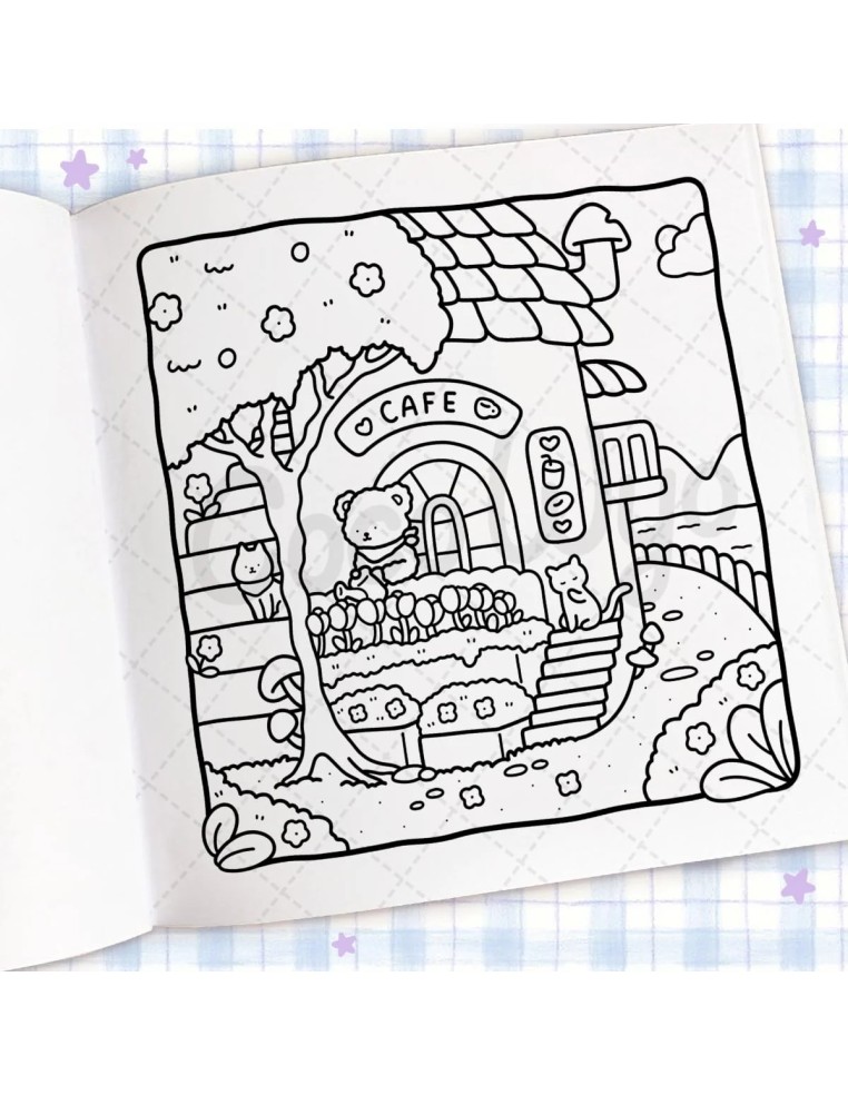 Coco Wyo Cozy Cuties Colouring Book