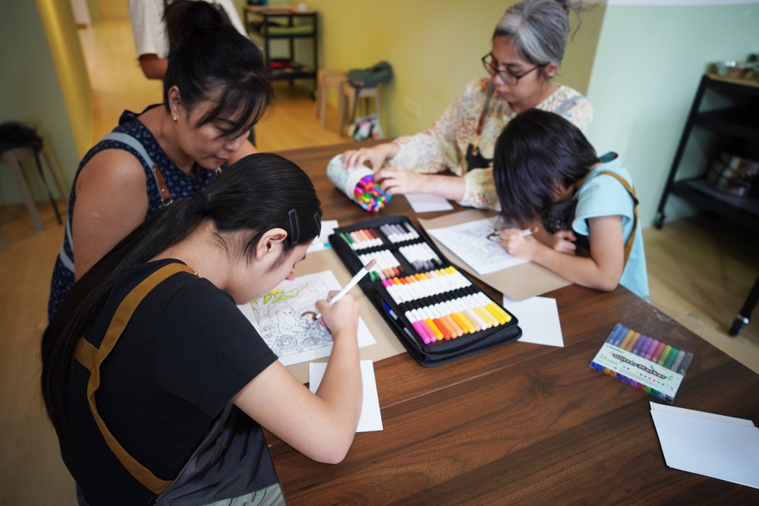 Guests taking part in a past Mindscape creative session